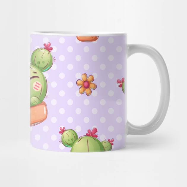 Kawaii Cactus by Little Black Bird Designs